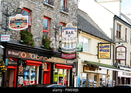 Colourful street signs in Kenmare, County Kerry, Ireland - John Gollop Stock Photo