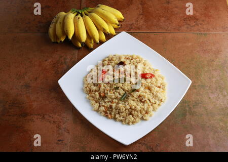 Uppumavu the Indian food Stock Photo