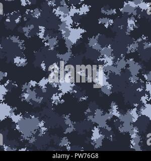 Camouflage jeans background denim coloured seamless pattern Stock Vector
