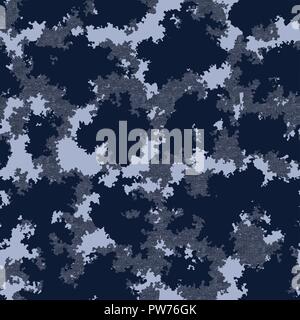 Camouflage jeans background denim coloured seamless pattern Stock Vector