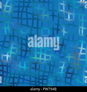Blue Grid Mosaic Background Creative vector template design Stock Vector