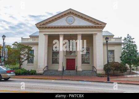 Greeneville, TN, USA-10-2-18: Asbury United Methodist Church, built in about 1911. Stock Photo