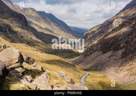 pyg track snowdon Stock Photo