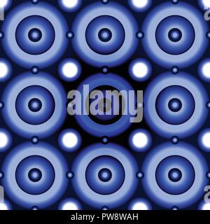 Modern abstract geometric background. Circle industrial seamless pattern design. Stock Vector