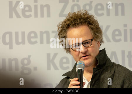 FRANKFURT AM MAIN, Germany - October 13 2018: Florian Henckel von Donnersmarck at 70th Frankfurt Book Fair / Buchmesse Frankfurt Credit: Markus Wissmann/Alamy Live News Stock Photo