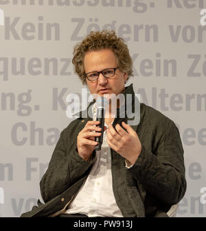 FRANKFURT AM MAIN, Germany - October 13 2018: Florian Henckel von Donnersmarck at 70th Frankfurt Book Fair / Buchmesse Frankfurt Credit: Markus Wissmann/Alamy Live News Stock Photo