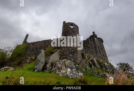 Kilchurn Castle ruin along Loch Awe, Argyll and Bute, Scotland, UK Stock Photo