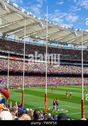 West Coast Eagles Football Club inflatable Eagle at Optus Stadium 2018 AFL  Preliminary Final Perth Western Australia Stock Photo - Alamy