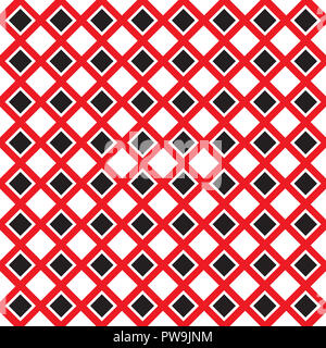 Seamless geometric square pattern background Stock Photo