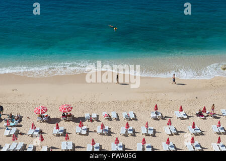 beach of Kaputas, Lyric Coast of Turkey Stock Photo