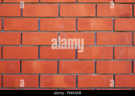 Empty background of new red brick wall. Abstract background. Stock Photo