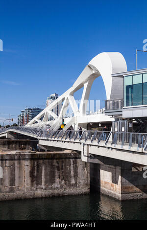 Single-leaf bascule bridge in Victoria, British columbia Stock Photo ...