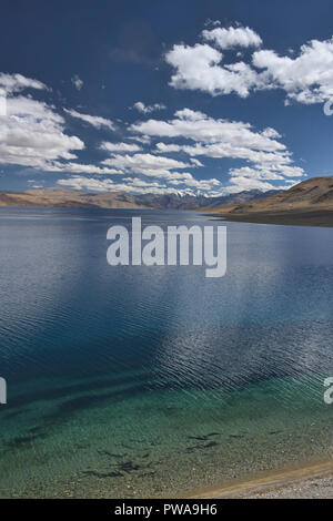 Beautiful Tso Moriri Lake, the gem of Ladakh, India Stock Photo