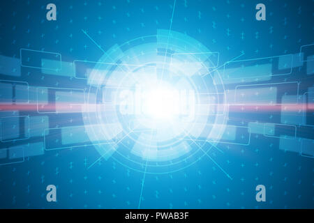 graphic design for tv program or web template background abstract futuristic Stock Photo