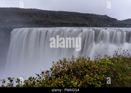 dettifoss waterfall in Iceland, it's located in north of iceland Stock Photo