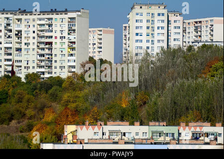 Communist era apartment buildings in Gdansk, Poland. October 13th 2018 © Wojciech Strozyk / Alamy Stock Photo Stock Photo