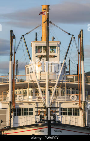 Whitehorse, Canada. Front view of SS. Klondike in a summer day. Stock Photo