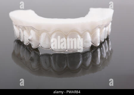 Tooth Crown Pattern Wax pattern teeth dental crowns on model, metal free - front view ...