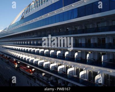 Ruby Princess, Princess Cruises, Canada Place, Vancouver, BC, Canada, Brian Martin RMSF, large file size Stock Photo