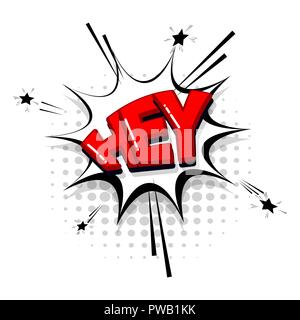 Comic text collection sound effects pop art style Stock Vector