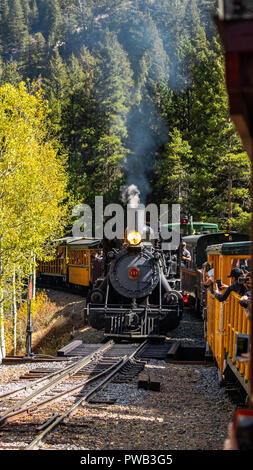 Historical Steam Engine 111 of the Georgetown Loop Rail Road Georgetown ...