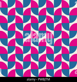 Seamless abstract geometric colourful leaf pattern background Stock Photo