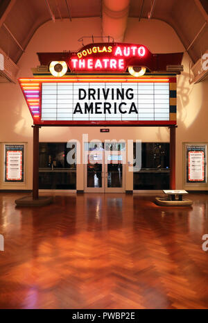 The Driving America section in the fascinating and historical Henry Ford Museum in Dearborn, in Detroit, Michigan, USA Stock Photo