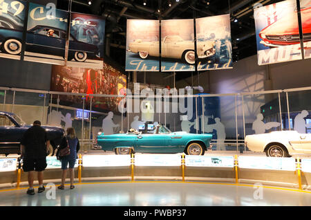 The Legacy Gallery at the Ford Rouge Factory Tour, in Dearborn, in Detroit, Michigan, USA Stock Photo