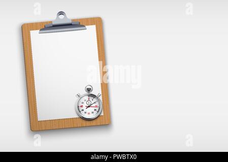 Coaching blank clipboard Stock Vector