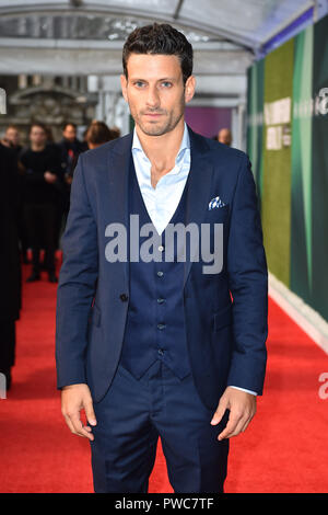 Daniel Litman attending the Little Drummer Girl Premiere as part of the BFI London Film Festival, at the Embankment Garden Cinema in London. Sunday October 14th, 2018 Stock Photo