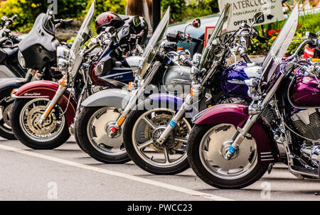 Motorcycles   Bolton, New York, USA Stock Photo