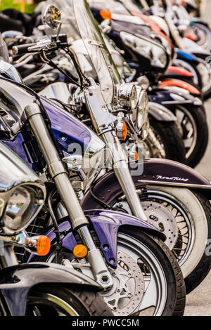 Motorcycles   Bolton, New York, USA Stock Photo