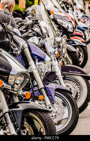 Motorcycles   Bolton, New York, USA Stock Photo