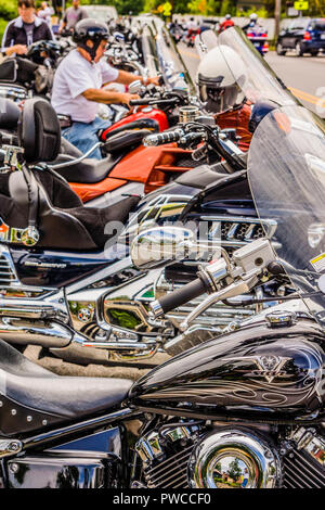 Motorcycles   Bolton, New York, USA Stock Photo