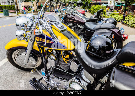 Motorcycles   Bolton, New York, USA Stock Photo