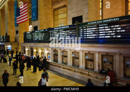 Ticket office, Grand Central Station, New York Stock Photo