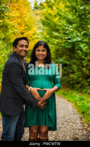 Happy Indian Couple Stock Photo