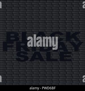 Black Friday is one of the brightest Fridays of the year, the day of discounts and sales, and it does not at all correspond to its gloomy name. Black  Stock Vector