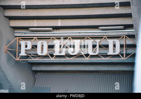 Exterior of the Poljud stadium, home of Hadjuk Split football club, Split, Croatia, September 2018