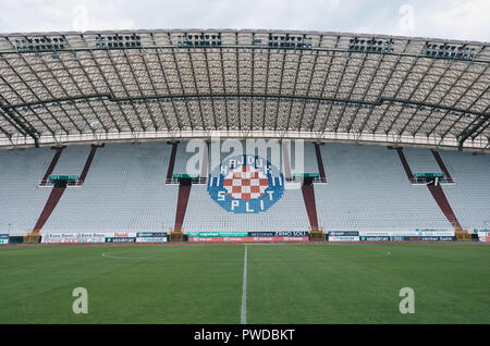 Croatian league football match between Rijeka and Hajduk Split, Stadion  Poljud, Split, Dalmatia, Croatia Stock Photo - Alamy