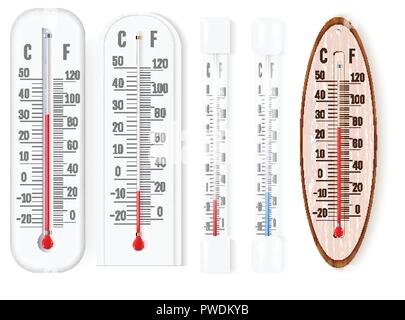 Classic Outdoor and Indoor Thermometer, Vectors