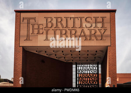 British Library, London. The largest library in the world Stock Photo ...