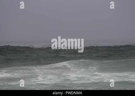 Storm rolling in over the ocean. Stock Photo