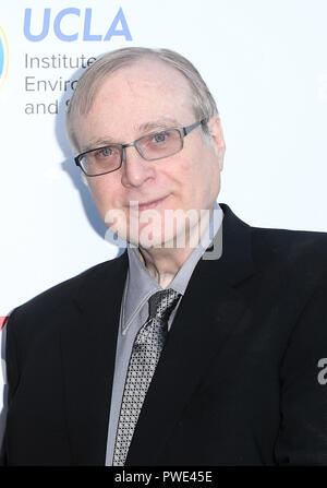 ***FILE PHOTO*** Microsoft Founder Paul Allen Dies of Cancer At Age 65. BEVERLY HILLS, CA - March 13: Paul Allen at The UCLA Institute Of The Environment And Sustainability Celebrates Innovators For A Healthy Planet At Private Resident In California on March 13, 2017. Credit: FS/MediaPunch Stock Photo
