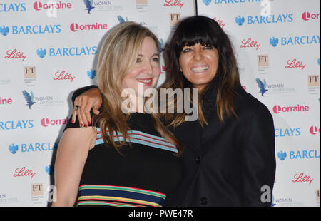 Victoria Coren Mitchell and Claudia Winkleman attends Women of the Year Lunch and Awards at Intercontinental Hotel Park Lane, London, UK. 15 October 2018. Stock Photo