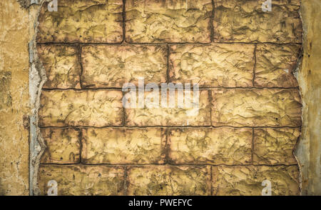 grunge brick wall, highly detailed textured background Stock Photo