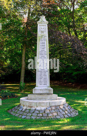 Gordon Highlanders India 1898 War Memorial in Duthie Park, Aberdeen, Scotland