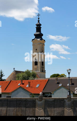 Hungary, Mohacs on the Danube, Transdanubia, Southern Transdanubia, Baranya county, Holy Trinity Church, Serbian Orthodox Church Stock Photo