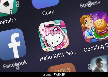 Hello kitty nail salon hi-res stock photography and images - Alamy