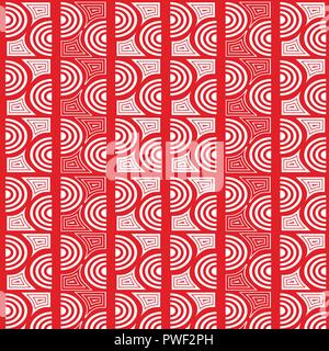 Abstract geometric pattern with wavy lines, stripes. Stock Vector